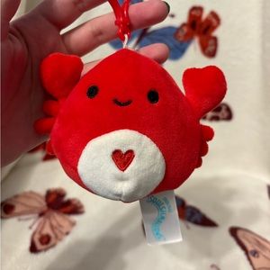 Squishmallow Clip- Carlos the Crab, brand new with tags